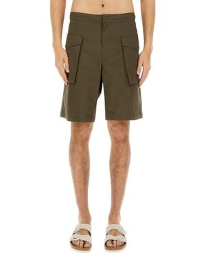 Aspesi Lou" Bermuda Shorts - Green