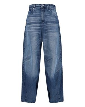 PDF Relaxed Fit Wide-Leg Jeans - Blue