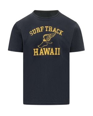 Bl'ker Graphic T-Shirt With Unique Print - Blue
