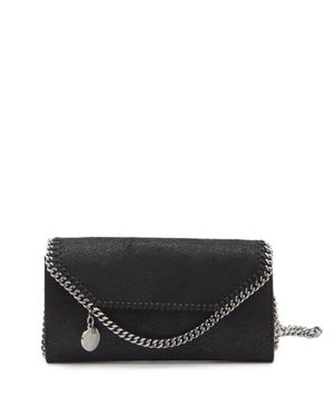 Stella McCartney Mini Wallet With Chain Strap - Black