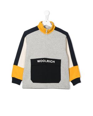 Woolrich Teen Color Block Anorak - Black
