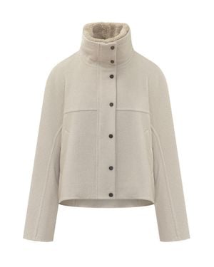 Brunello Cucinelli Tailored Lightweight Jacket - White