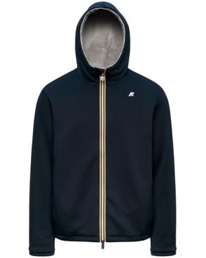 K-Way Tech Fabric Coat - Blue