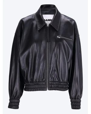 Jil Sander Chic Blouson Mini Jacket - Black