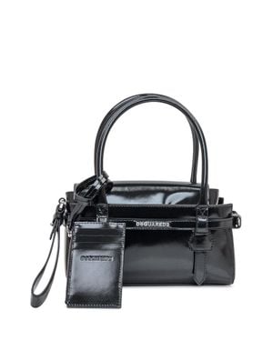 DSquared² Mini Handbag With Card Holder - Black