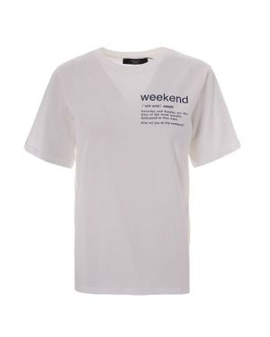 Max Mara Elegant Cotton T-Shirt - White