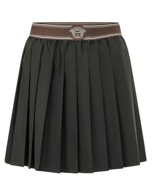 Versace Lightweight Couture-Style Skirt - Black