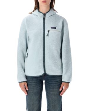 Patagonia Retro Pile Full-Zip Hoodie - Blue
