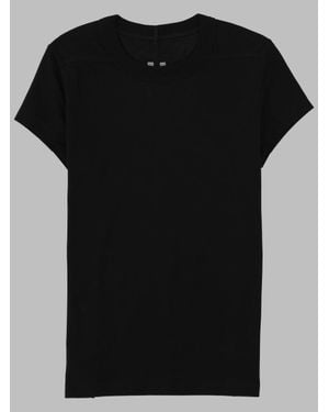 Rick Owens Distressed Cotton T-Shirt - Black