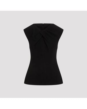 Jil Sander Viscose Tank Top - Black