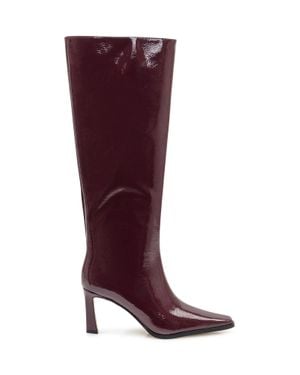 MICHAEL Michael Kors Heeled Boot With Vernice Finish - Red