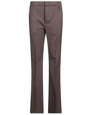 Dondup Lexi Skinny-Fit Tailored Pants With Charm - Gray