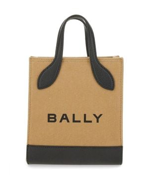 Bally Bag With Logo - Natural