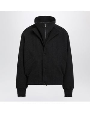 Jacquemus Dark Bomber Jacket - Black