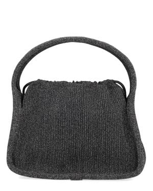 Alexander Wang Knit Top-Handle Bag - Black