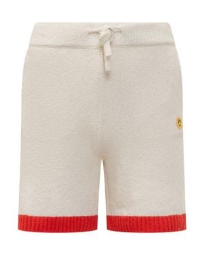 Barrow Mini Drawstring Hem Shorts - Gray