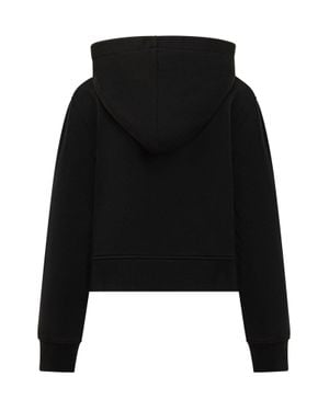 Palm Angels Fitted Hoodie - Black