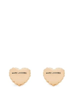 Marc Jacobs Heart Balloon Earrings - Natural