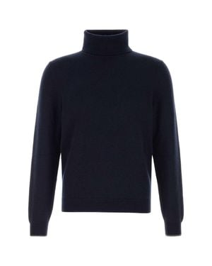 Sease Midnight 100% Cashmere Sweater - Blue