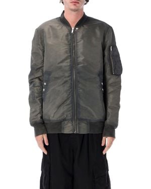 Rick Owens Nylon Bomber Jacket - Gray