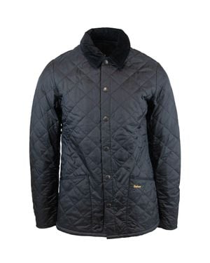 Barbour Quilted Button Front Jacket - Blue
