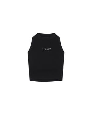 Givenchy Cropped Tank Top - Black