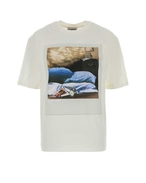 Jil Sander Cotton T-Shirt - Gray