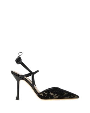 Fendi Lace Very Colibrí Pumps 9.5 Cm Heel - Black