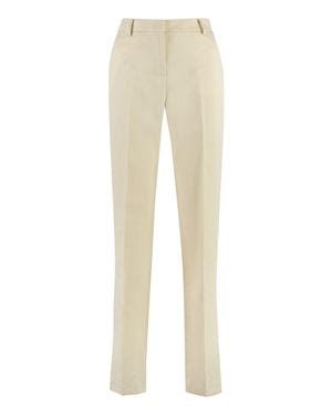 PT01 Ambra Cotton-Linen Pants - Natural