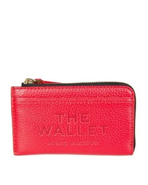 Marc Jacobs Premium Top Zip Mini Wallet - Red