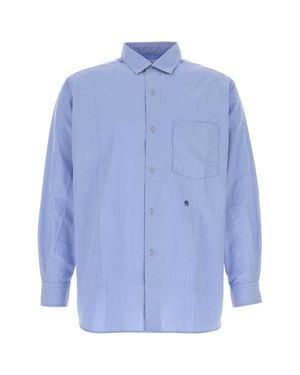 Nanamica Powder Cotton-Blend Oversize Shirt - Blue