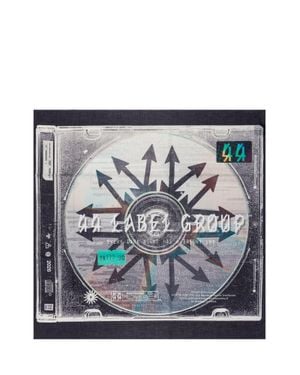 44 Label Group Holographic Square Scarf - Gray
