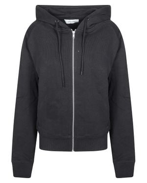 Entire studios Slim Zip-Up Sweatshirt - Black