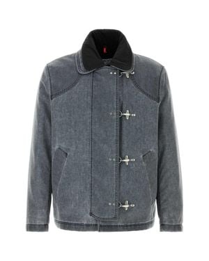 Fay Padded Nylon Jacket - Gray