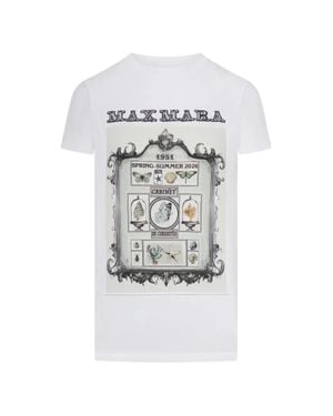 Max Mara Graphic T-Shirt - White