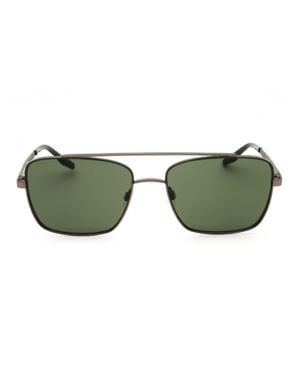 Converse Cv106S Foxing Ii Rectangular Metal Sunglasses - Green