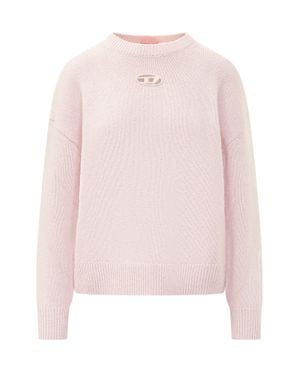 DIESEL M-Areeta Knit Sweater - Pink