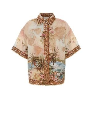 Zimmermann Linen Shirt - Natural