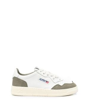 Autry Stylish Soft Sneakers With Contrast Inserts For - White