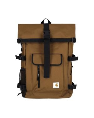 Carhartt Roll-Top Backpack With Buckle Fastening And Adjustable Straps - Brown