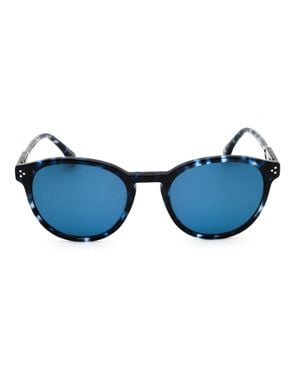 Gap Modern Round Acetate Sunglasses For - Blue