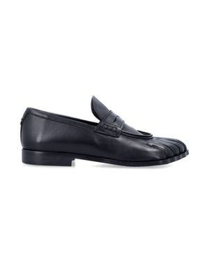 Coperni Black 5t Leather Mocassin - Blue