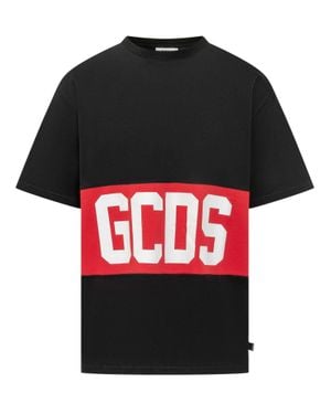 Gcds Logo Graphic T-Shirt - Black