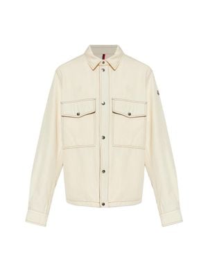 Moncler Watagua Mini Shirt Jacket - White