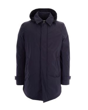 Herno Technical Coat - Blue