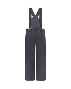 Moncler Kids Ski Pants With Suspender Straps - Blue