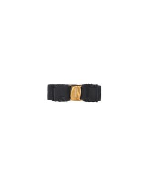 Ferragamo Braided Belt With Brass Hardware - White