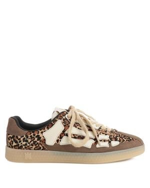Amiri Leopard Sunset Skate Low Sneakers - Brown