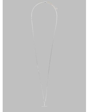 Tom Ford Metallic Finish Necklace For Fw26 - White