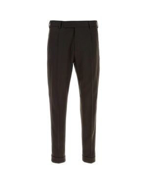 PT Torino Stretch Wool Blend Pant - Black